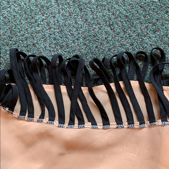 Sheer blouse peep 👀 one shoulder - Picture 6 of 7